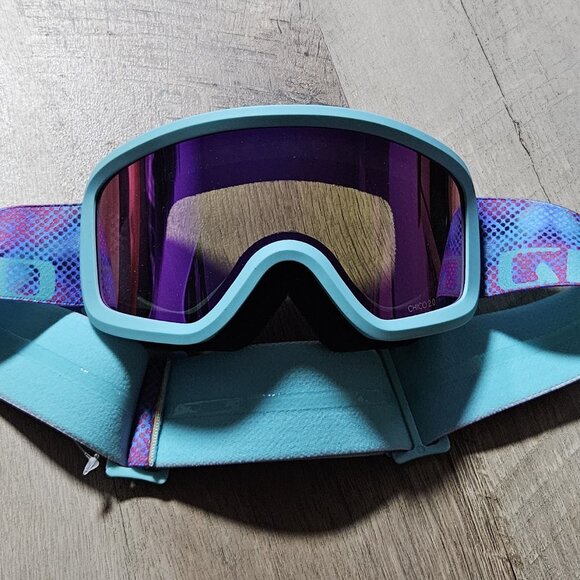 Giro Other - New Youth Small Giro Chico 2.0 Ski Goggles with Teal Frame and Pink Lens